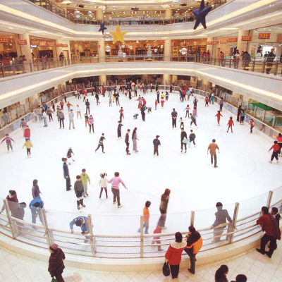 Высококачественная площадка для хоккея с шайбой из полиэтилена высокой плотности